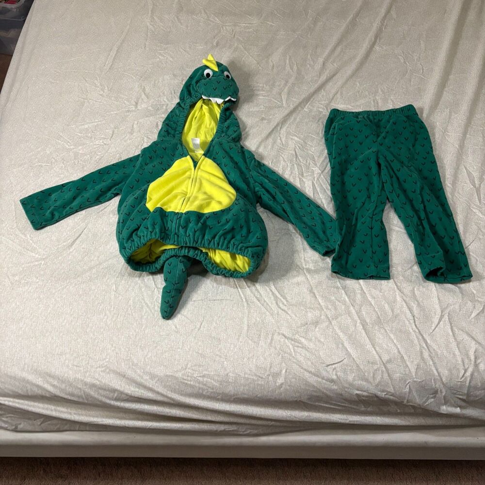 Carter's Infant dinosaur hooded fleece costume 24m unisex